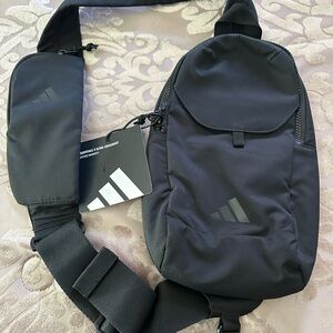 Adidas Black Essential 3 Sling Crossbody